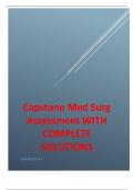 Capstone Med Surg Assessment WITH COMPLETE SOLUTIONS