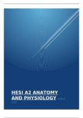 HESI A2 Anatomy and Physiology