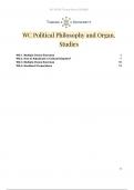 Tutorial notes Political philosophy and organization studies (431014-B-6) 
