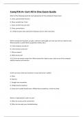 CompTIA A&plus; Cert All In One Exam Guide QUESTIONS WITH COMPLETE ANSWERS 2022&sol;2023 