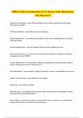  WGU C182 Introduction to IT Exam with Questions and answers  
