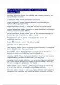 WGU C182 Introduction to IT Questions And answers 2022