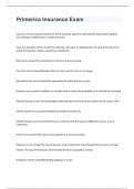Primerica Insurance Exam 2023 with 100&percnt; correct answers