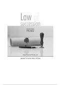 Study Notes and guide for law of succession 