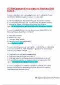 ATI RN Capstone Comprehensive Predictor 2019 Form A