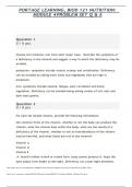 BIOD 121 Portage Learning  REVIEW FINAL ALL  EXAM QUESTIONS WITH 100&percnt; correct Answers