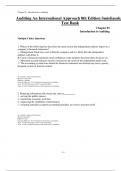 Complete Test Bank Auditing An International Approach 8th Edition Smieliauskas  Questions & Answers with rationales &lpar;Chapter 1-21&rpar;