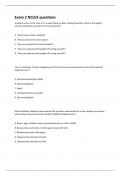 Mental Health Exam 2 NCLEX Questions And Answers