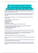 ESL 154 Supplemental Domain II ESL Instruction and AssessmentCompetency 003, 004, 005, 006, & 007