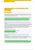 799 RN Exit Exam 100&percnt; Correctly Answered Questions LATEST UPDATE 2023&sol;2024&lbrack;Fortis College&rsqb;