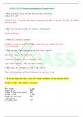 WGU C214 OA Financial Management Retake