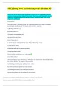ASE &lpar;Entry level technician prep&rpar; - Brakes A5 Questions and Answers&period;