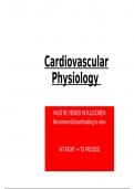 Cardiovascular Hemodynamics/Physiology