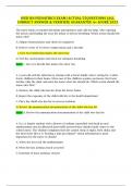 HESI RN PEDIATRICS EXAM &vert;ACTUAL 55QUESTIONS &lpar;ALL CORRECT ANSWER & VERIFIED&vert; GUARANTEE A&plus; SCORE 2023