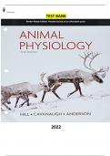 Test Bank for Animal Physiology 5th Edition by Richard Hill, Margaret Anderson & Daniel Cavanaugh
