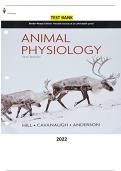 Test Bank - Animal Physiology 5th Edition by Richard W. Hill, Margaret Anderson & Daniel Cavanaugh - Complete, Elaborated and Latest Test Bank. ALL Chapters (1-30) Included and Updated
