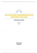 ATI PN CAPSTONE COMPREHENSIVE TEST B PROCTORED FINAL EXAM - QUESTIONS & ANSWERS BEST UPDATE 2022/2023