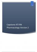 Capstone ATI RN Pharmacology Version 2