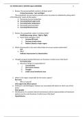 NURS611 / NURS 611 Exam 2 Study Guide Advanced Pathophysiology - Questions & Answers Maryville University
