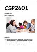 CSP2601 ASS 2 SEME 1 2023 Answers