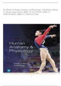 Test Bank for Human Anatomy and Physiology, 11th Edition