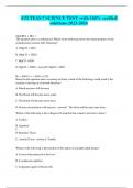 ATI TEAS 7 SCIENCE TEST -with 100&percnt; verified solutions-2023-2024