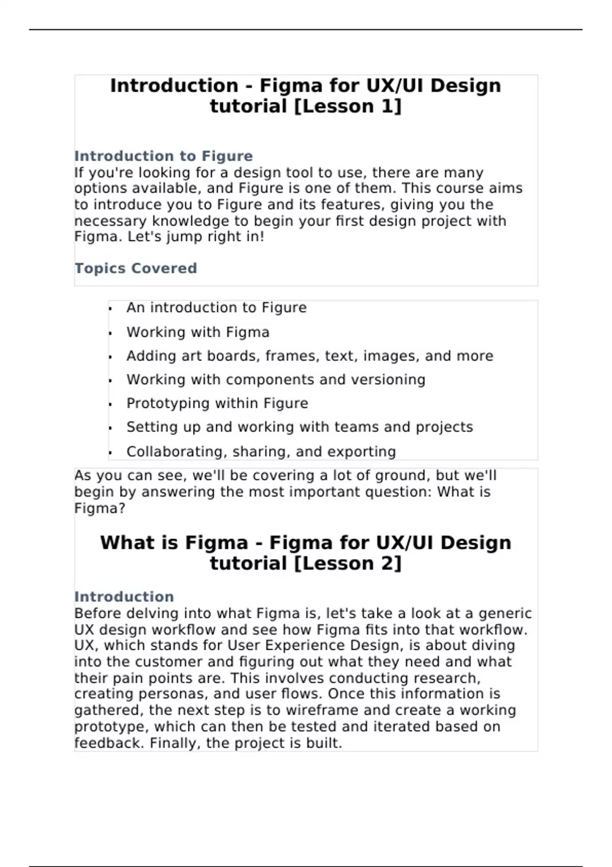 Introduction to Figma for UX/UI Design - Figma for UX/UI Design - Stuvia US