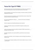 Texas Ext Type B TFM02 exam 2023 with 100&percnt; correct answers
