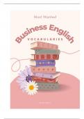 Commonly Used English Terminology in Business