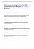 Emergency Nursing Orientation 3.0: Gastrointestinal Emergencies - ENAENO-C07