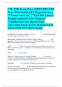 CTR, CTR Exam Prep (CRM P&P), CTR Exam Blue Book, CTR Organizations, CTR seer educate, CTR EXAM, Cancer Registry general info, Registry Organization and Operations, Questions from Cancer Management Book, CRM P&P Study Guide