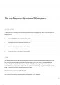 Nursing_Diagnosis Questions With Answers.