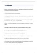 TKM Exam   2023 with 100&percnt; correct answers
