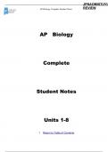 AP Biology Combined Notes 2021