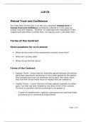 lecture notes on mutual trust and confidence 