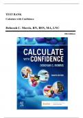 Test Bank - Calculate with Confidence, 8th Edition (Morris, 2022), Chapter 1-24 | All Chapters