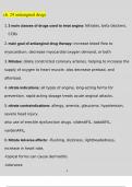Chapter 24 antianginal drugs Exam Questions and Answers &lpar;2022&sol;2023&rpar; &lpar;Verified Answers&rpar;