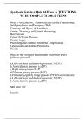 Synthesis Seminar Quiz &num;4 Week 6 QUESTIONS WITH COMPLETE SOLUTIONS
