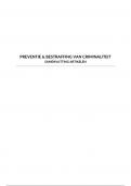 Samenvatting alle artikelen en hoorcolleges -  Preventie en bestraffing van criminaliteit &lpar;R&lowbar;Prev&period;Best&rpar;