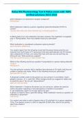 Relias RN Pharmacology Test A Relias exam-with 100&percnt; verified solutions-2023-2024