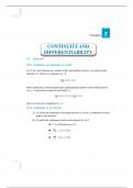 Continuity and Differentiability - Mathematics