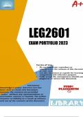 LEG2601 PORTFOLIO 2023 [May/June _Main Exam Answers]