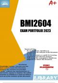 BMI2604 PORTFOLIO 2023 [May/June _Main Exam Answers] 