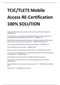 TCIC&sol;TLETS Mobile  Access RE-Certification 100&percnt; SOLUTION