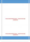 NR 602 MIDTERM EXAM &ndash; QUESTION AND ANSWERS &vert; DOWNLOAD TO SCORE A