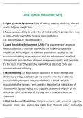 OAE Special Education &lpar;043&rpar; Test Prep 2022 with complete solution&lpar;100&percnt; verified&rpar;