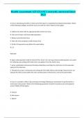 Health Assessment ATI EXAM 1 correctly answered latest 2023