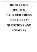PALS Red Cross Exam 2023/2024. Combined Exam Sets. Actual Exams Included. Latest 5 Exam Sets.