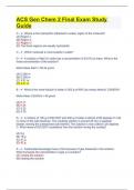 ACS Gen Chem 2 Final Exam Study Guide.