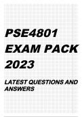 PSE4801 EXAM PACK 2023